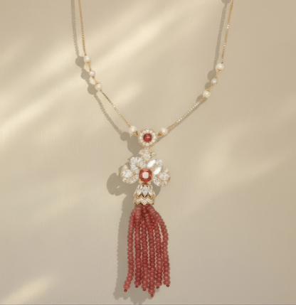 The Ruh Gulabi Earrings