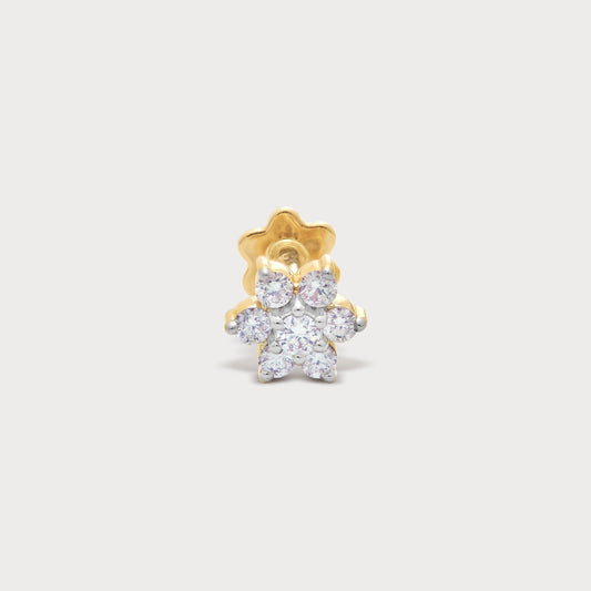 Blossom Diamond Nose Pin