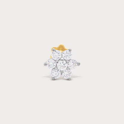 Flora Diamond Nose Pin