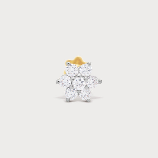 Flora Diamond Nose Pin