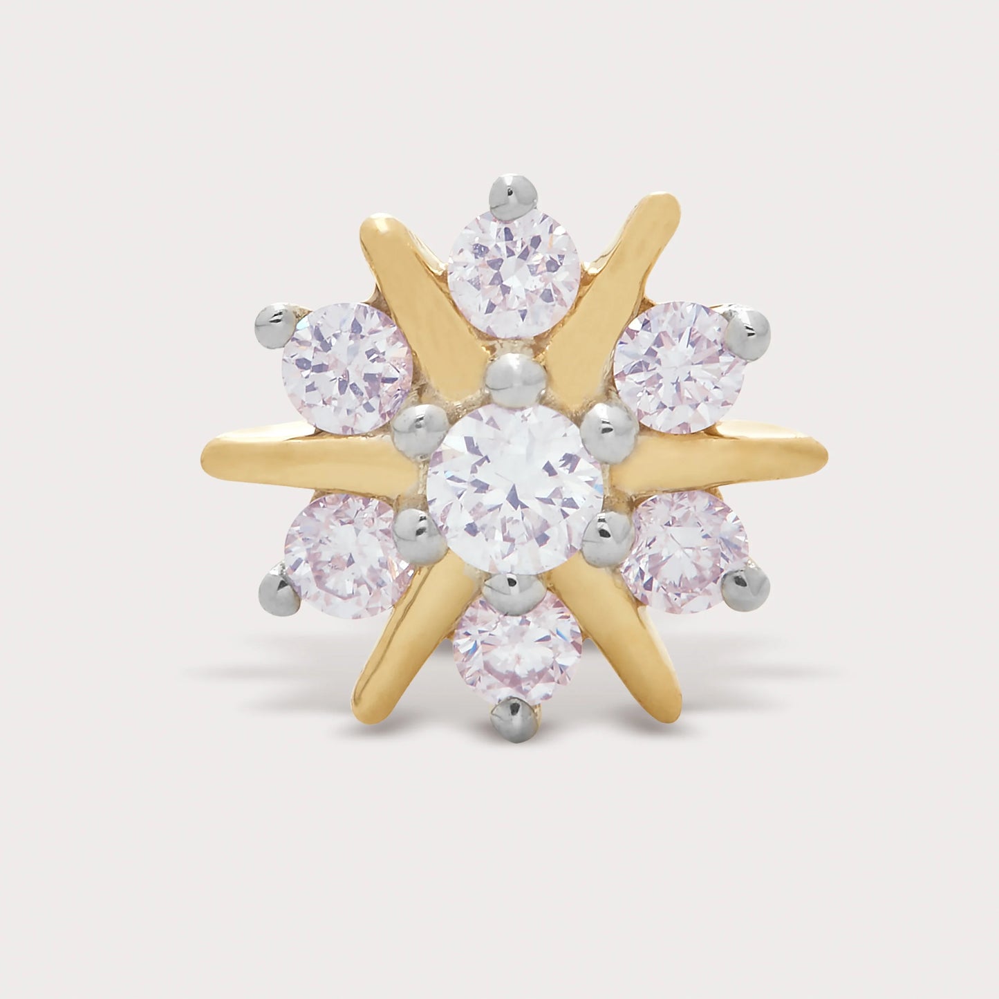 The Frostflake Nose Pin