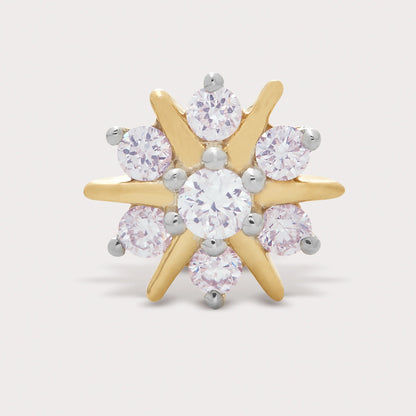 The Frostflake Nose Pin