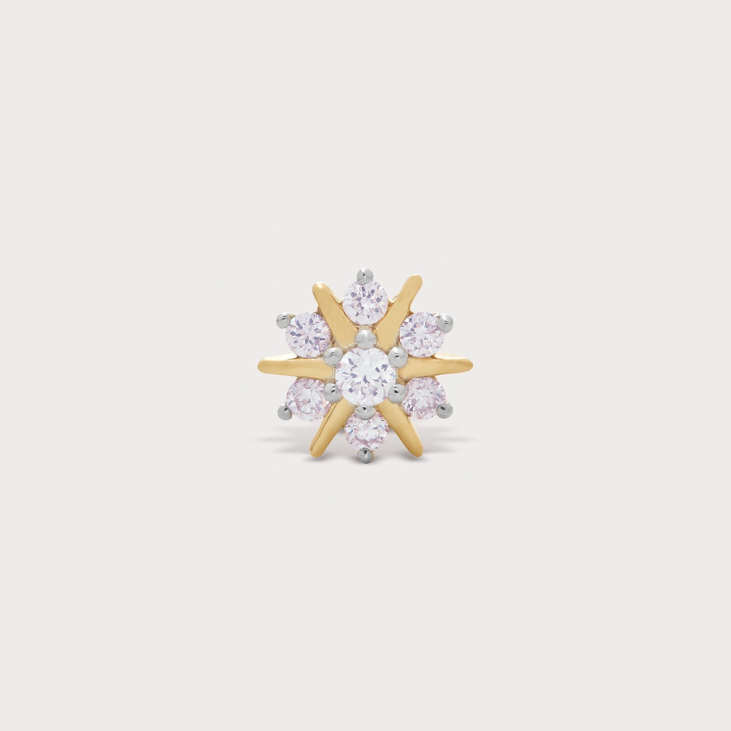 Frostflake Diamond Nose Pin