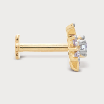 The Frostflake Nose Pin