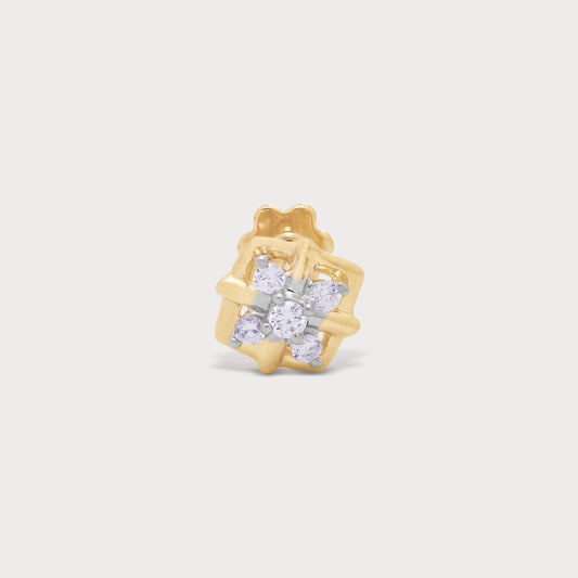 Quadrant Diamond Nose Pin