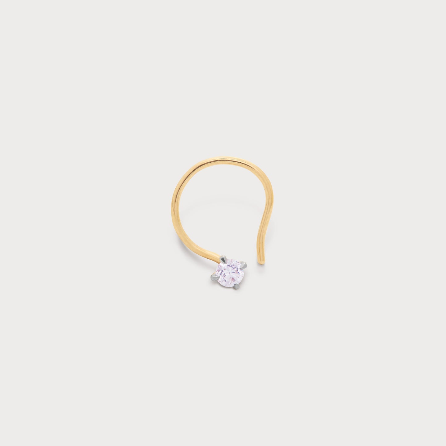 Solitary Spark Diamond Nose Pin