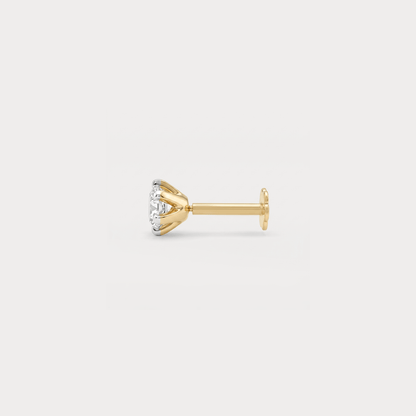 Pearl Diamond Nose Pin