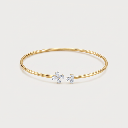 Ellipse Diamond Bangle