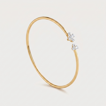 Ellipse Diamond Bangle