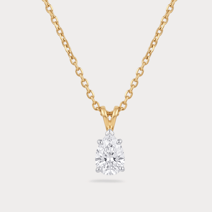 Roseraie Mini-Solitaire Diamond Pendant Chain
