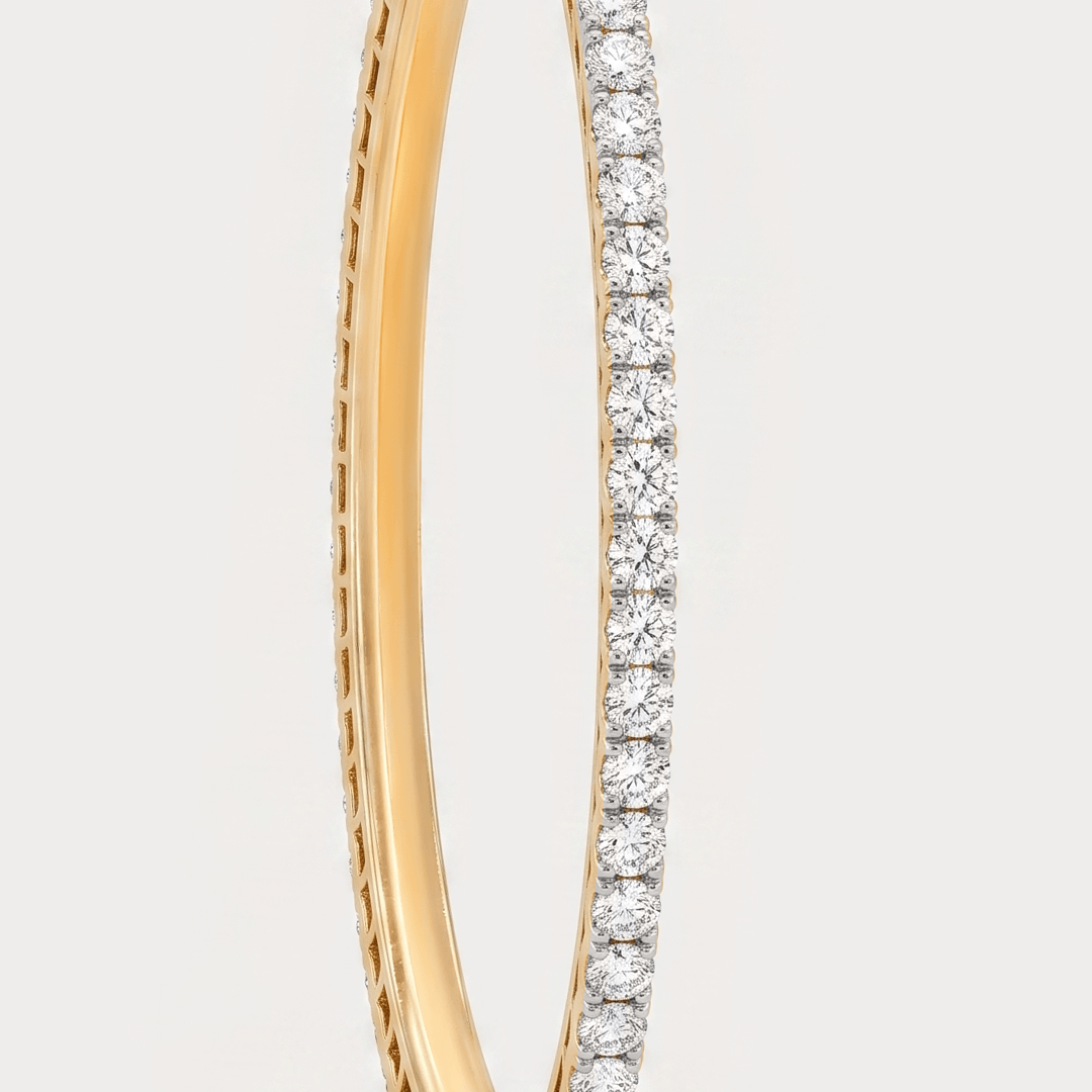 Featherlace Diamond Bangle