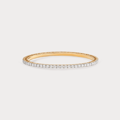 Verdant Grace Eternity Diamond Bangle
