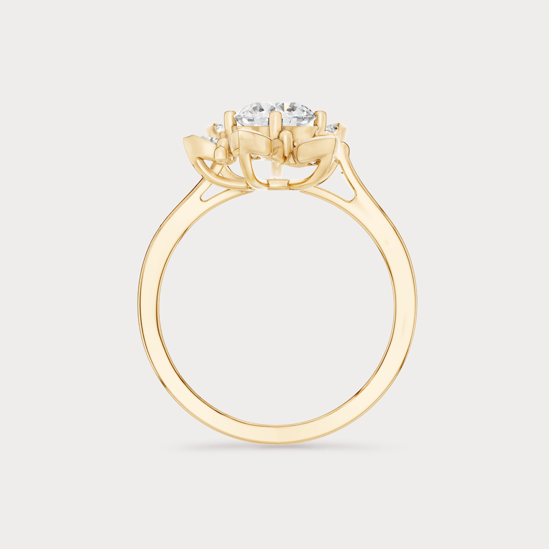 The Aukera Wildflower L'Aria Nakshatra Diamond Ring