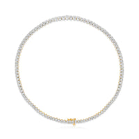 Aukera-Eternity Sparkle Diamond Necklace