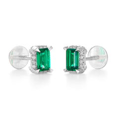 Aukera Lab Grown Diamonds-Regal Radiance Earrings