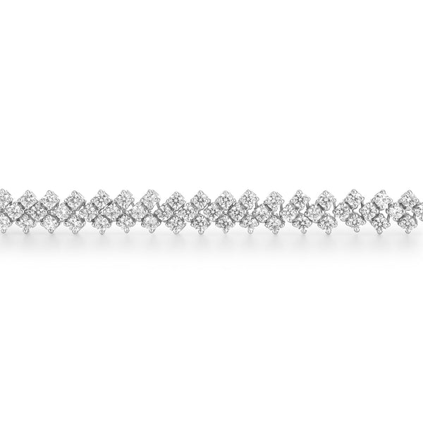 Aukera Lab Grown Diamonds-Eternity Brilliance Tennis Bracelet