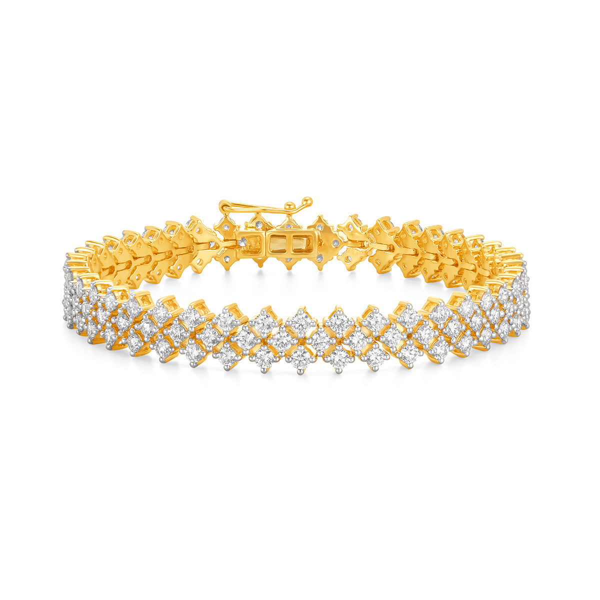 Aukera Lab Grown Diamonds-Cascade Diamond Bracelet