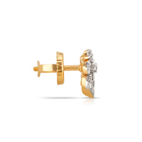 Aukera-Golden Teardrop Elegance - Stud Earrings