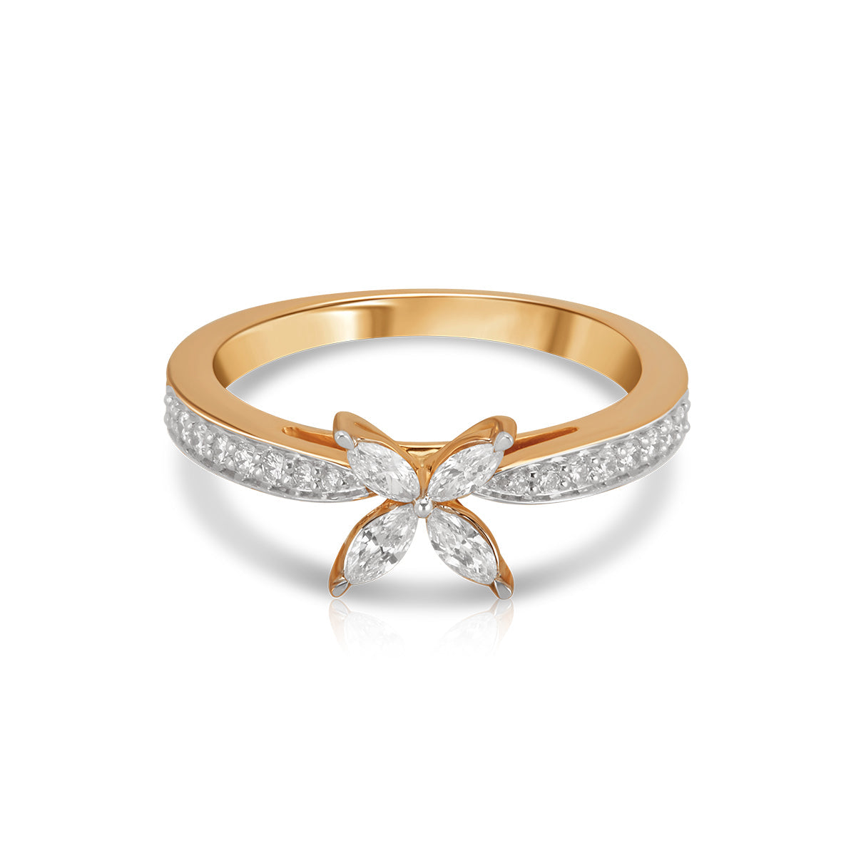 Aukera - Enchanted Butterfly Allure Marquise Diamond Ring