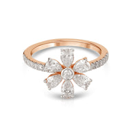 Aukera - Gilded Floral Enchantment Ring