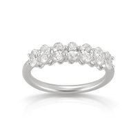 Aukera Lab Grown Diamonds-Oval Splendor Eternity Band