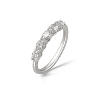 Aukera-Whispering Perpetuity White Gold Diamond Ring