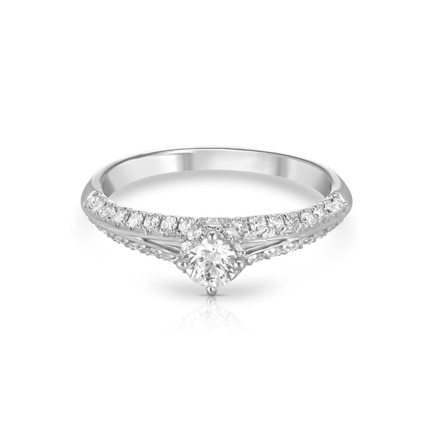 Aukera Lab Grown Diamonds-Winter Starlight Diamond Ring